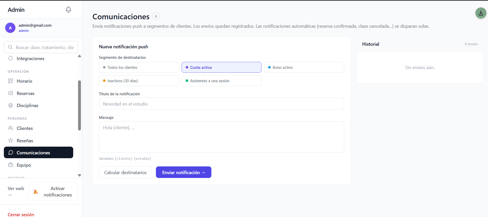 CRM y automatizaciones incluidos